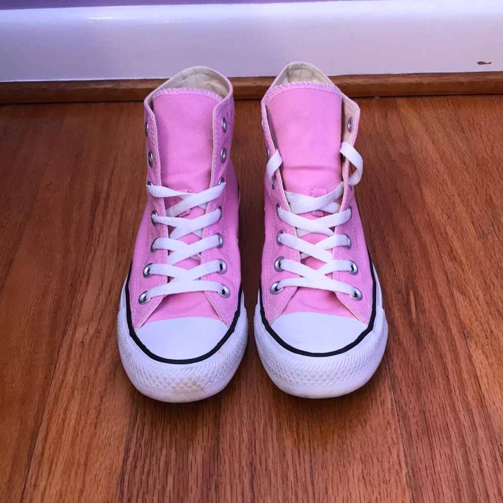 Pink Hightop Converse